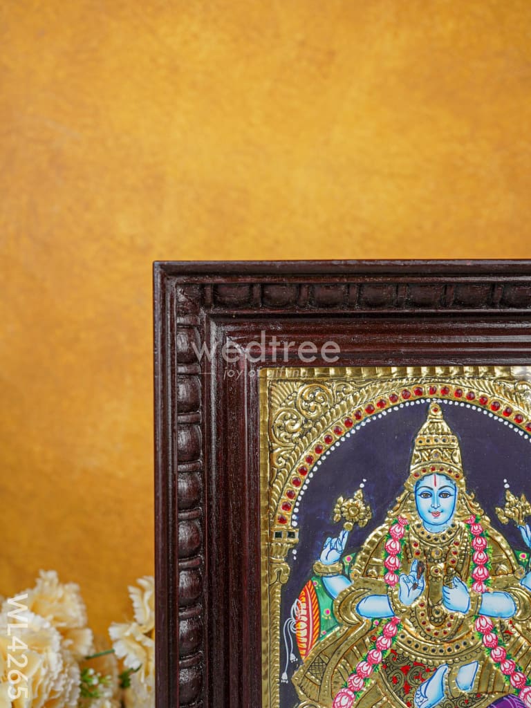Tanjore Painting - Dhanvantri - Flat (Gold Foil) - 10x8 inch - WL4265