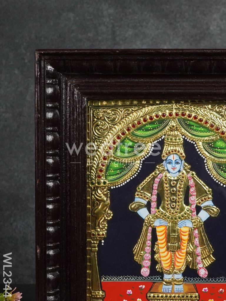 Tanjore painting Panduranga - Flat (Gold foil) - 10x8 - WL2344
