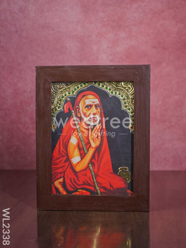 Tanjore Painting periyava - 9 x 7 ( small ) - WL2338
