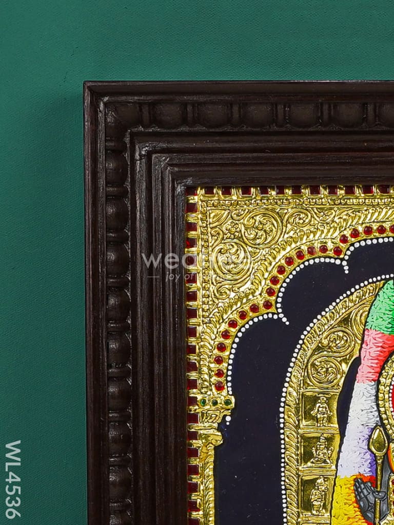 Tanjore Painting - Ram Lalla - Flat (Gold Foil) - 15 x 12 inch - WL4536
