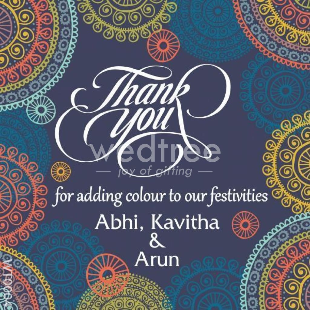Thank You Card - 2x2