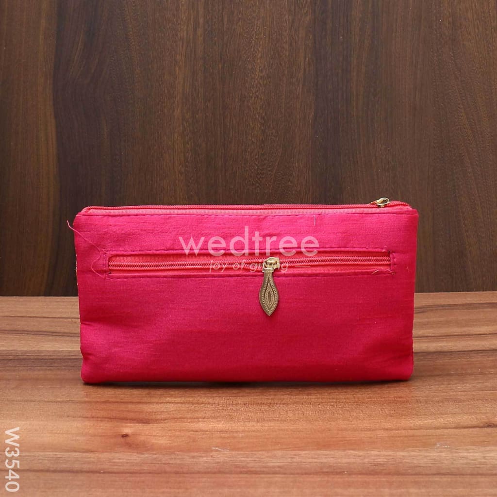 Thread Embroidery Purse - W3540