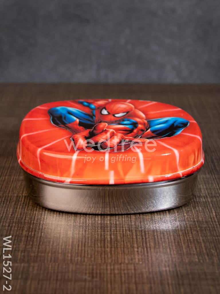 Tiffin Box with Cartoon Engraved - (4.5in X 1in) - WL1527