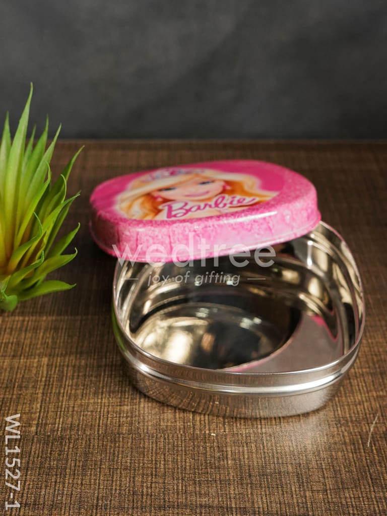 Tiffin Box with Cartoon Engraved - (4.5in X 1in) - WL1527