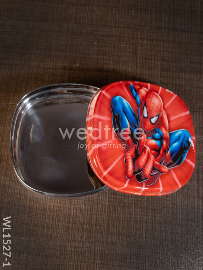 Tiffin Box with Cartoon Engraved - (4.5in X 1in) - WL1527