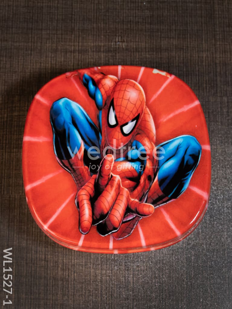 Tiffin Box with Cartoon Engraved - (4.5in X 1in) - WL1527