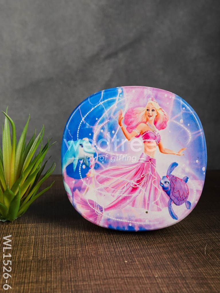 Tiffin Box with Cartoon Engraved - (5in X 1.5in) - WL1526