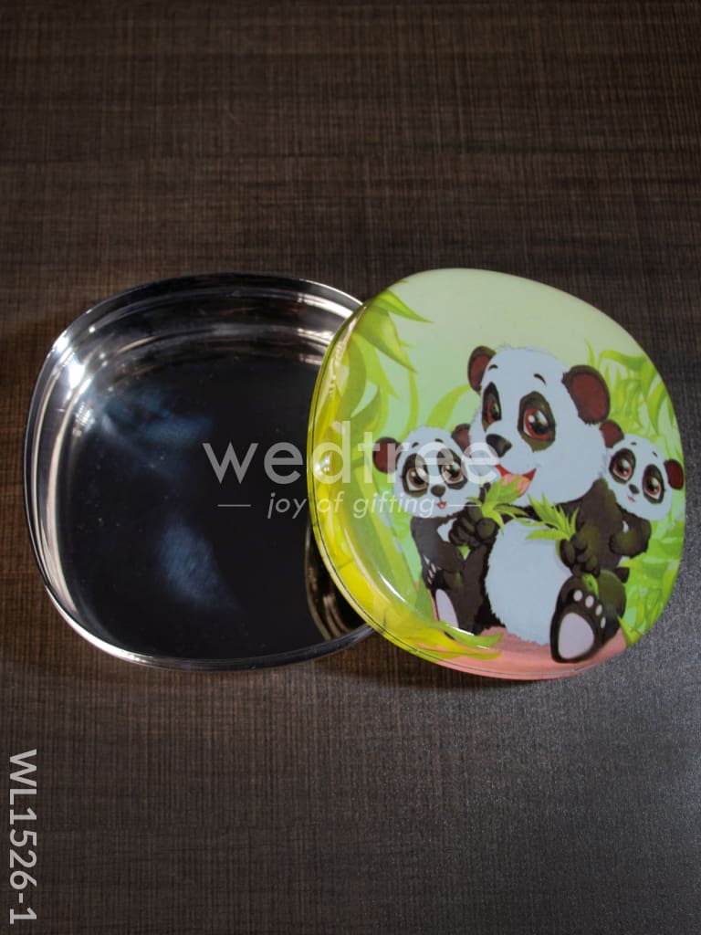 Tiffin Box with Cartoon Engraved - (5in X 1.5in) - WL1526
