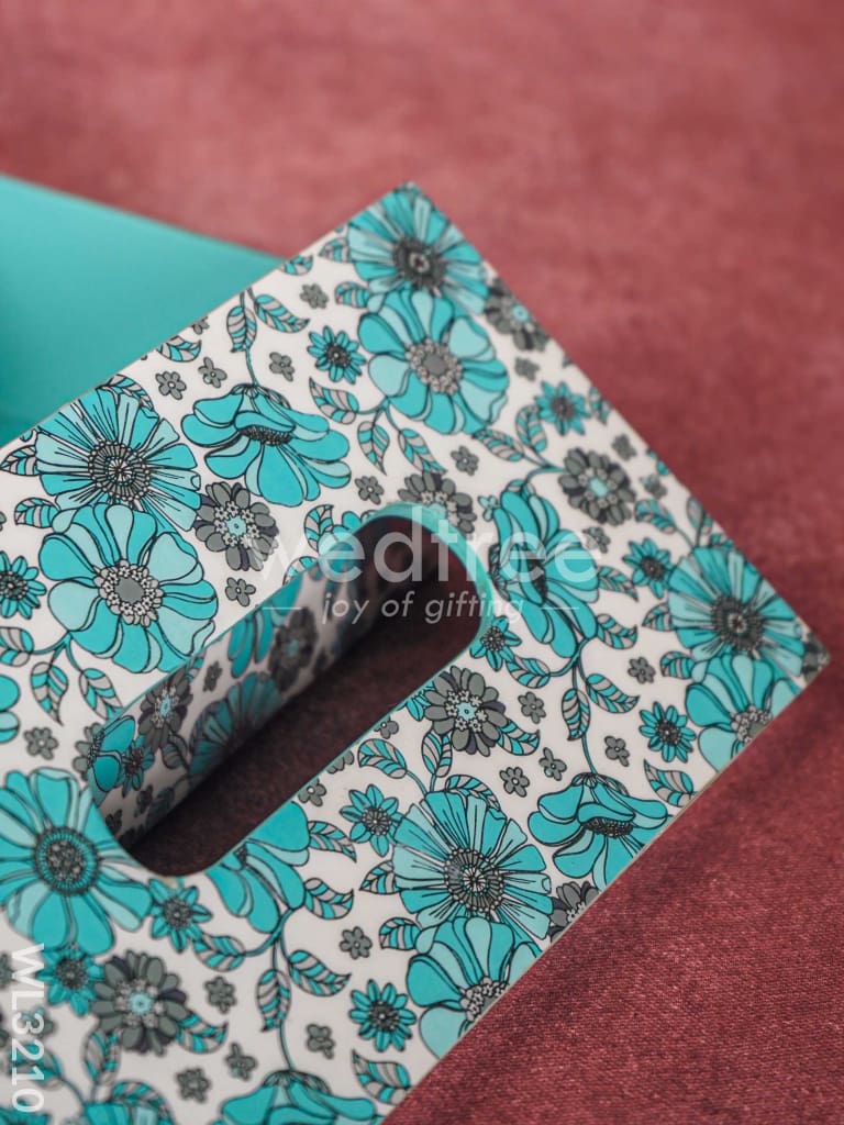 Tissue Box Digital Printed with Floral Designs - WL3210