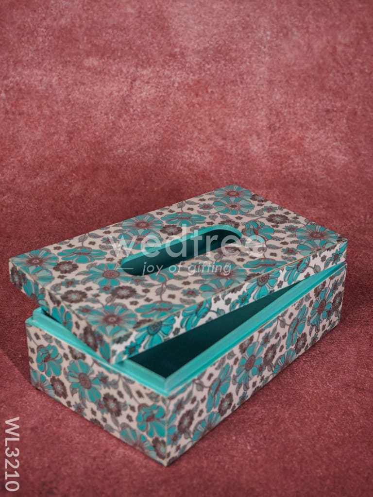 Tissue Box Digital Printed with Floral Designs - WL3210