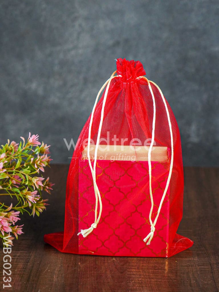 Tissue String Bag - 8 x 11 Inches - WBG0231