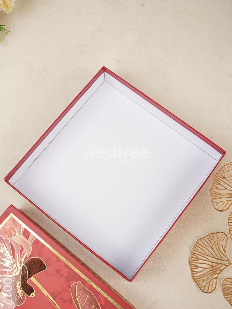 Top Bottom Bhaji Box - Red - WH0017