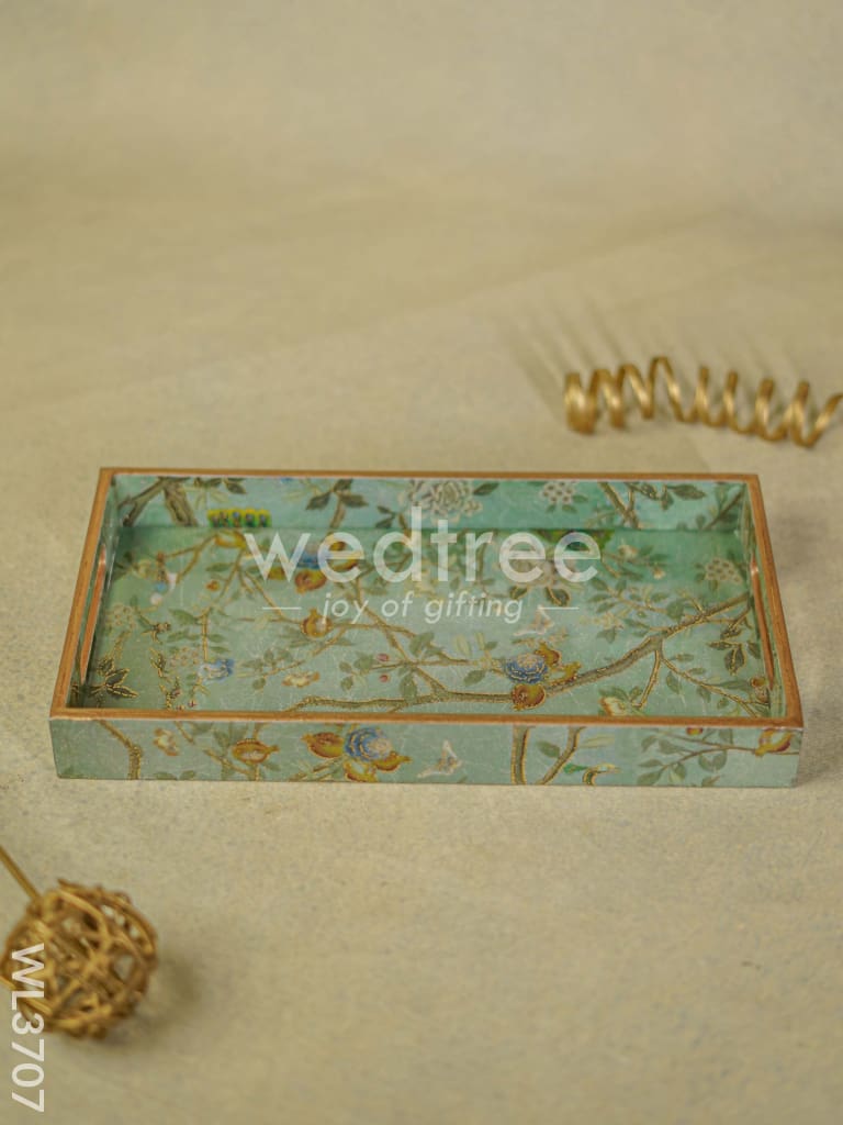 Tray with Floral Digital Prints - 13 x 7 - WL3707