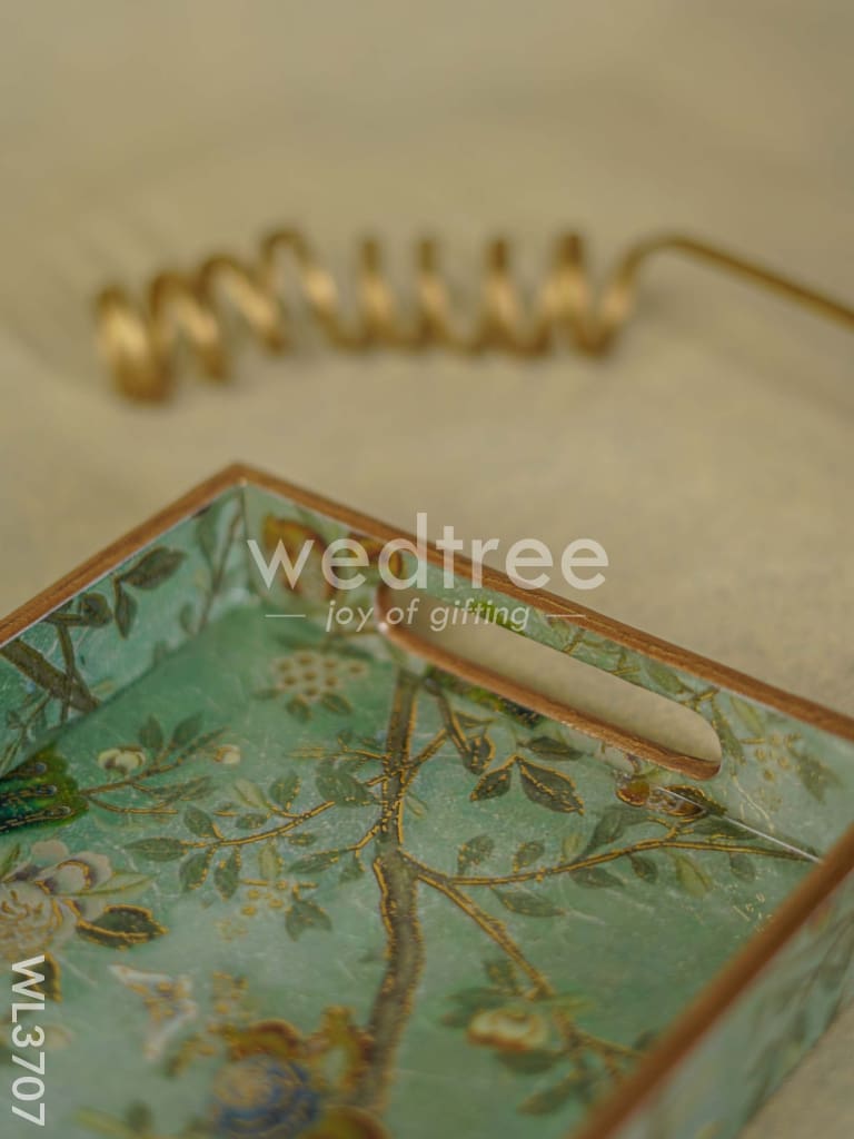 Tray with Floral Digital Prints - 13 x 7 - WL3707