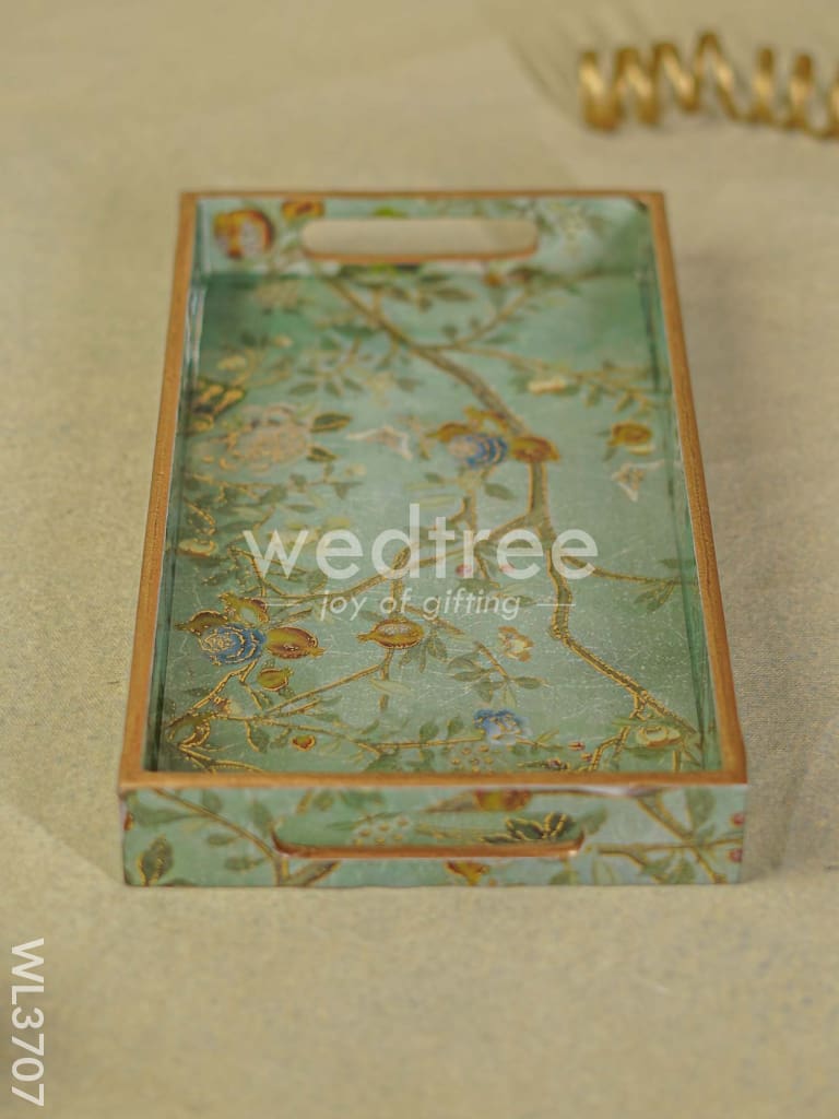 Tray with Floral Digital Prints - 13 x 7 - WL3707