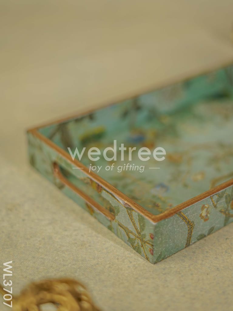 Tray with Floral Digital Prints - 13 x 7 - WL3707