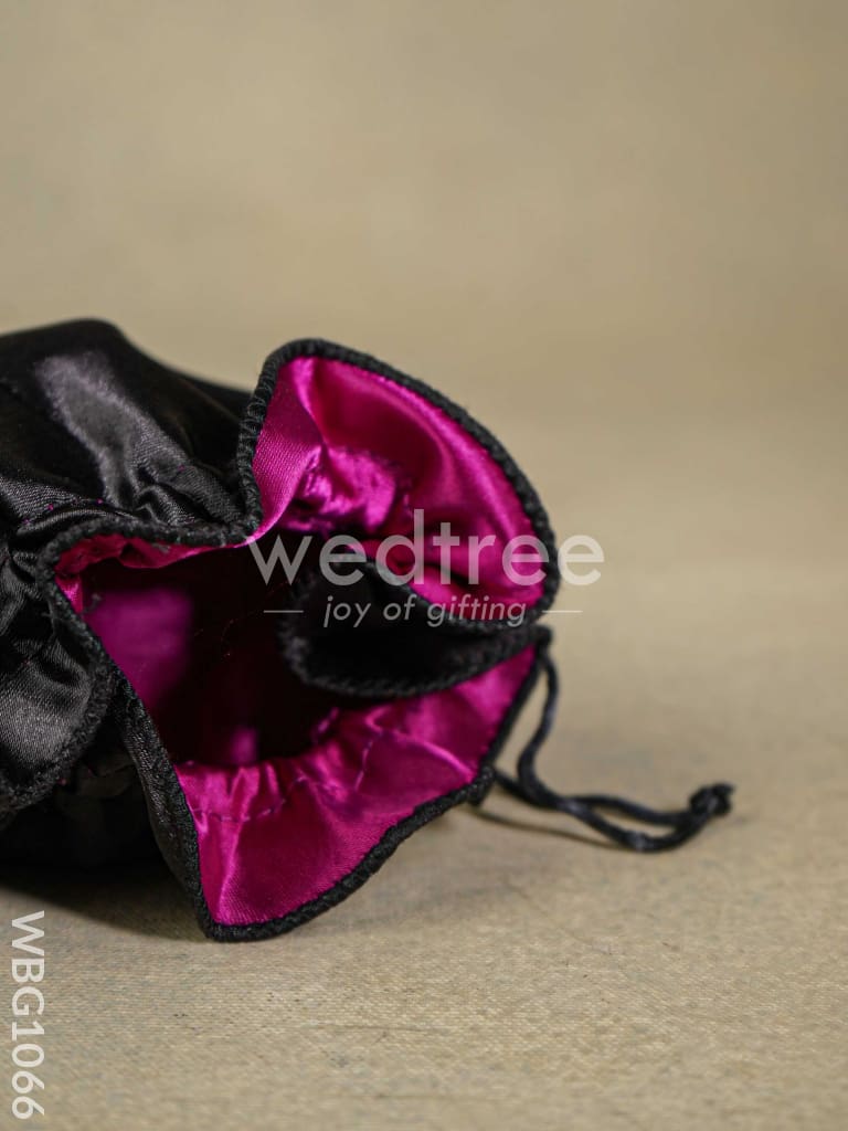Trendy Silk Fabric Potli Bag - WBG1066