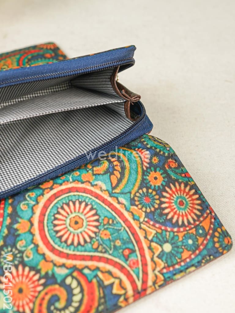 Tussar Silk Hand Purse - WBG1502