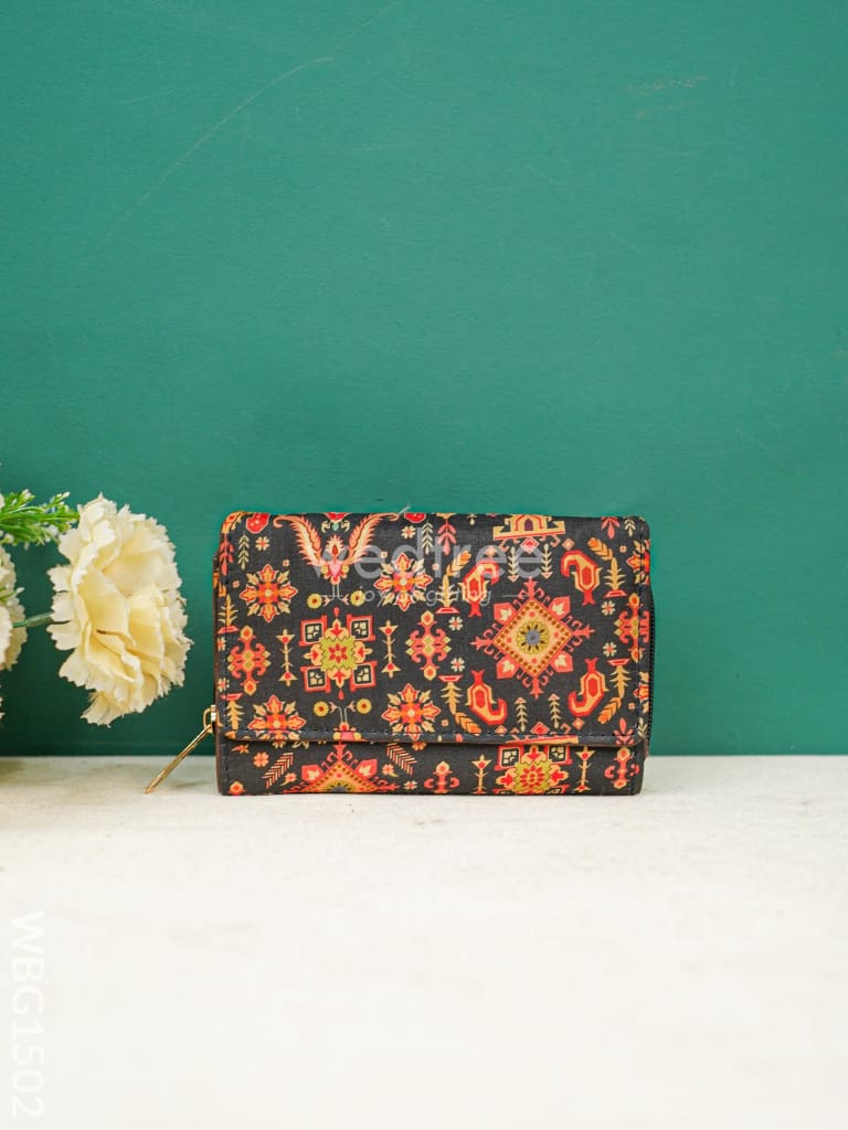 Tussar Silk Hand Purse - WBG1502