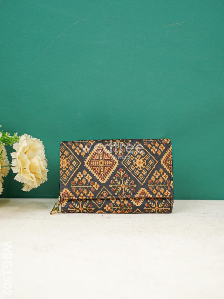 Tussar Silk Hand Purse - WBG1502