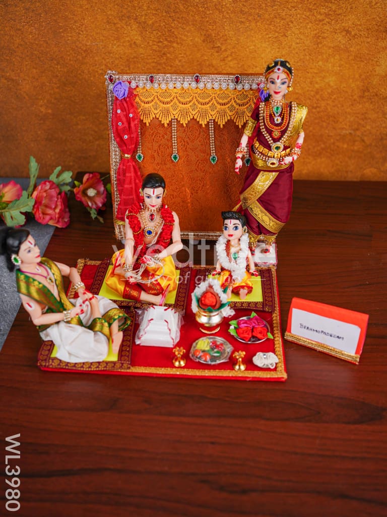 Upanayanam Set with Brahmopadesam & Kumara Bhojanam & Welcome Doll Set - WL3980