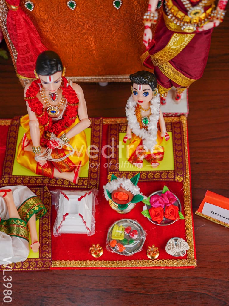 Upanayanam Set with Brahmopadesam & Kumara Bhojanam & Welcome Doll Set - WL3980