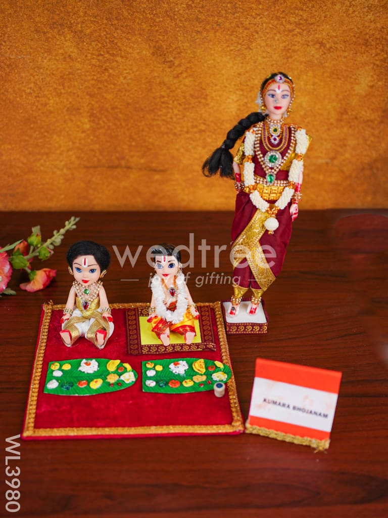 Upanayanam Set with Brahmopadesam & Kumara Bhojanam & Welcome Doll Set - WL3980