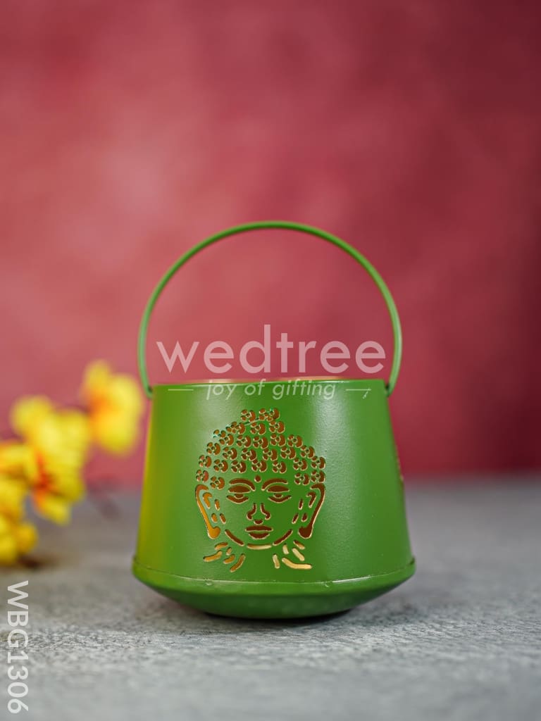 Votive with Buddha Design - WBG1306
