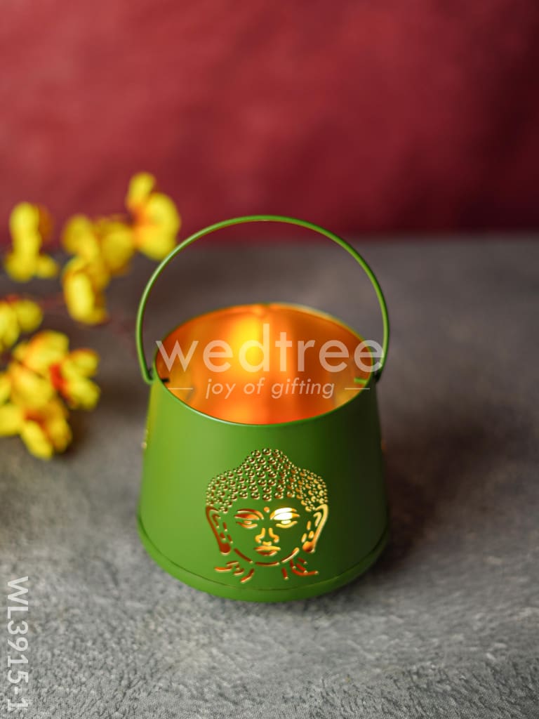 Votive with Buddha Design - WL3915