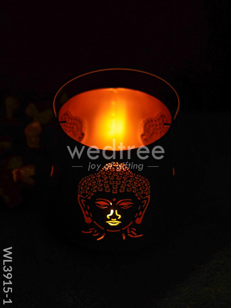 Votive with Buddha Design - WL3915