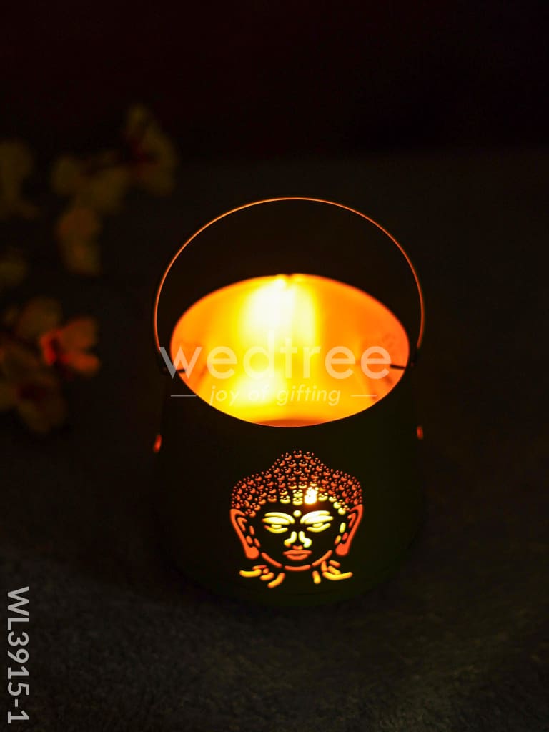 Votive with Buddha Design - WL3915