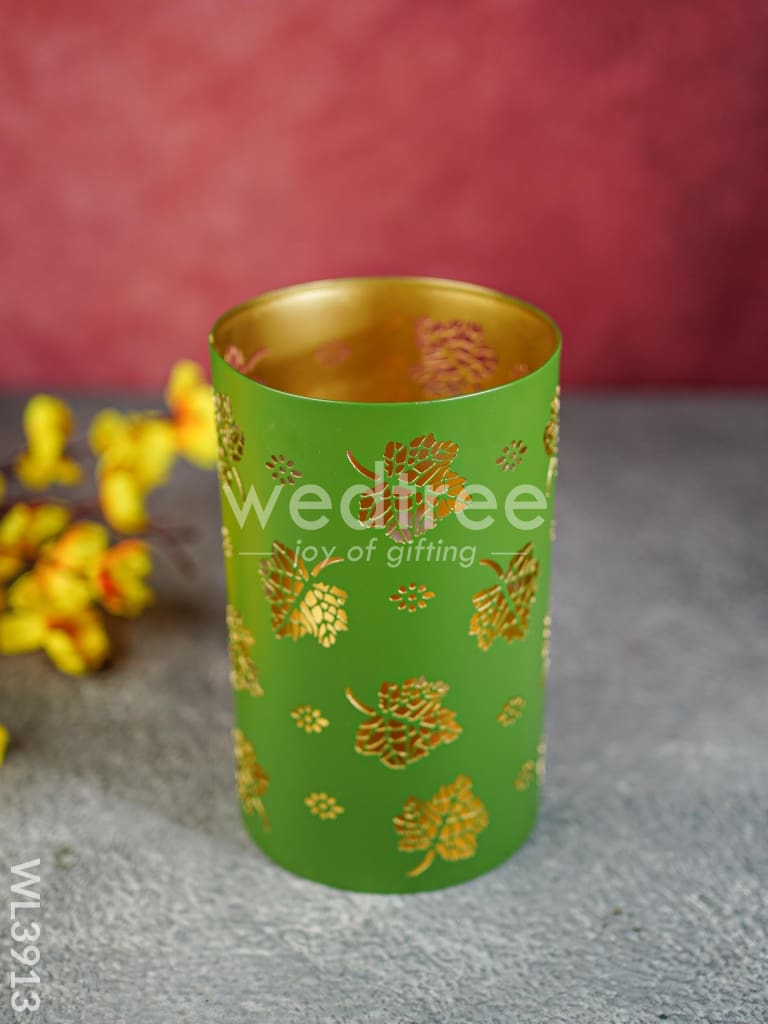 Votive with Leaf Design - WL3913