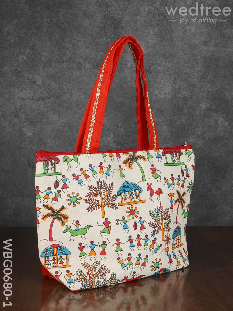 Warli Printed Handbags - WBG0680