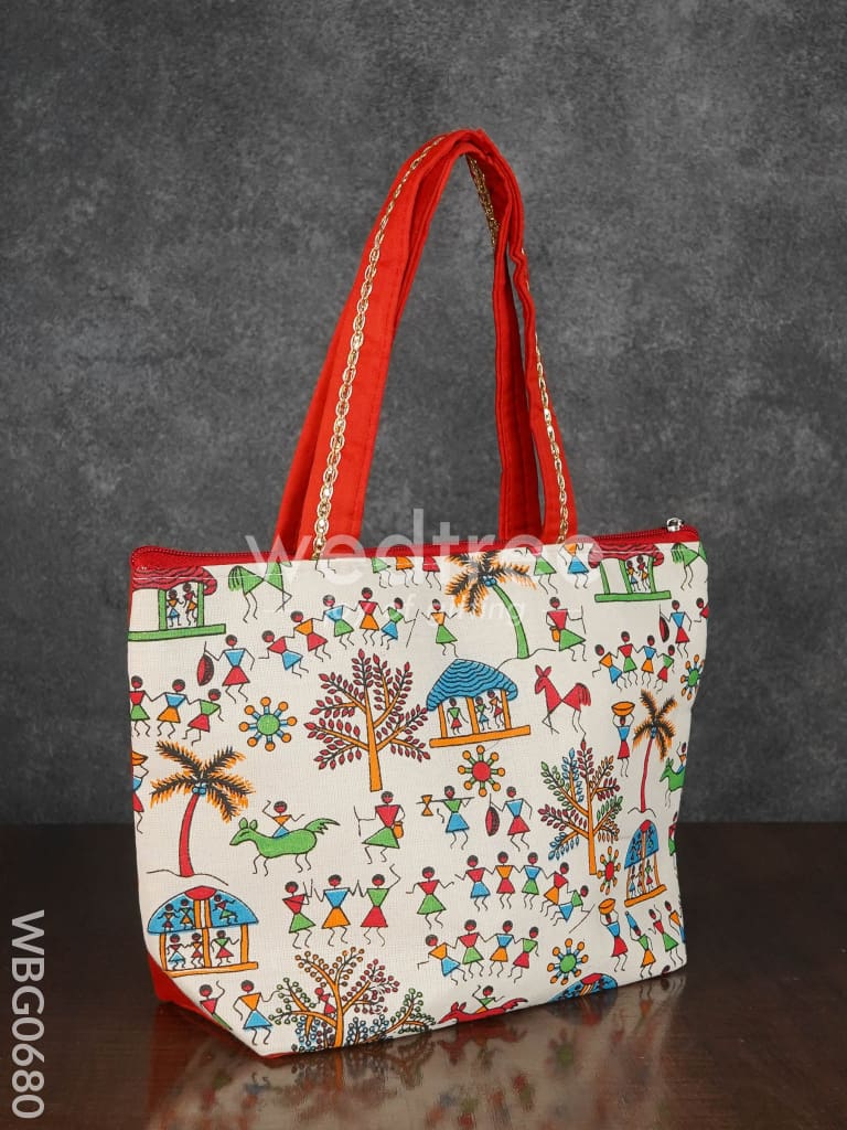 Warli Printed Handbags - WBG0680