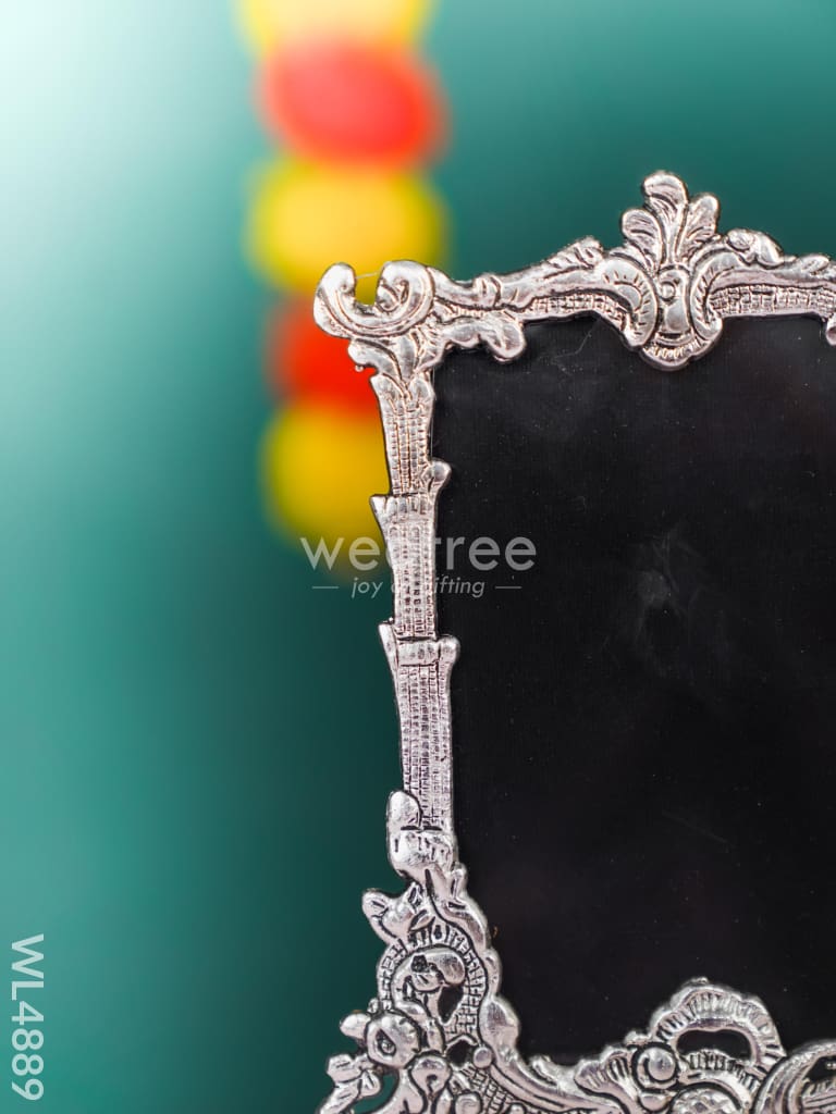 White Metal Square Photo Frame - WL4889 White Metal