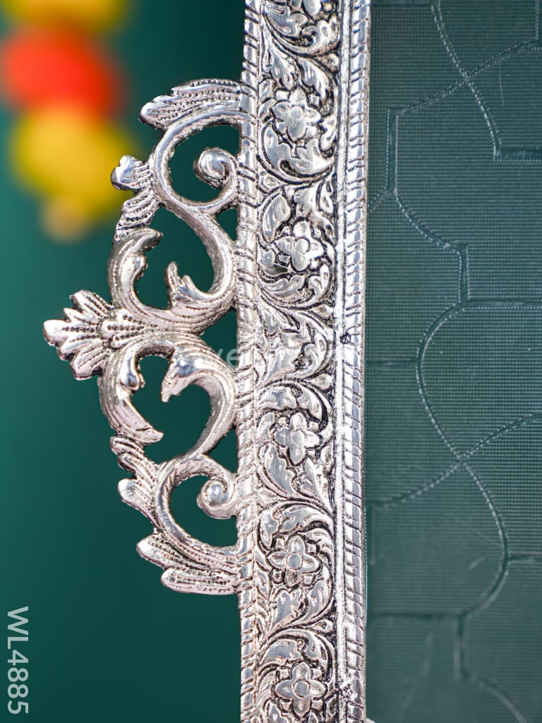 White Metal Square Tray - 17 inch - WL4885