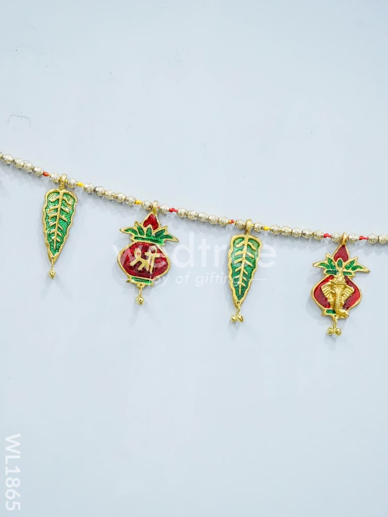 White Metal Thoran Kalash Motifs- WL1865