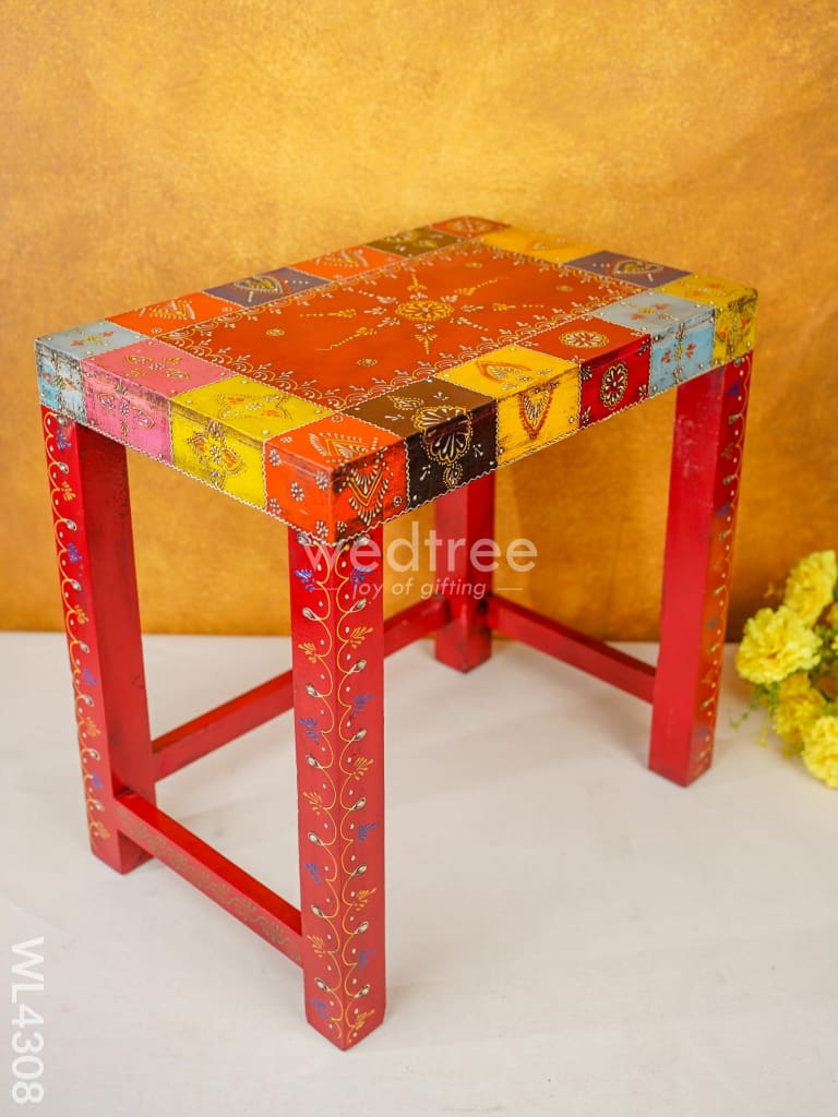 Wooden Decorative Stools - Set of 3 - WL4308
