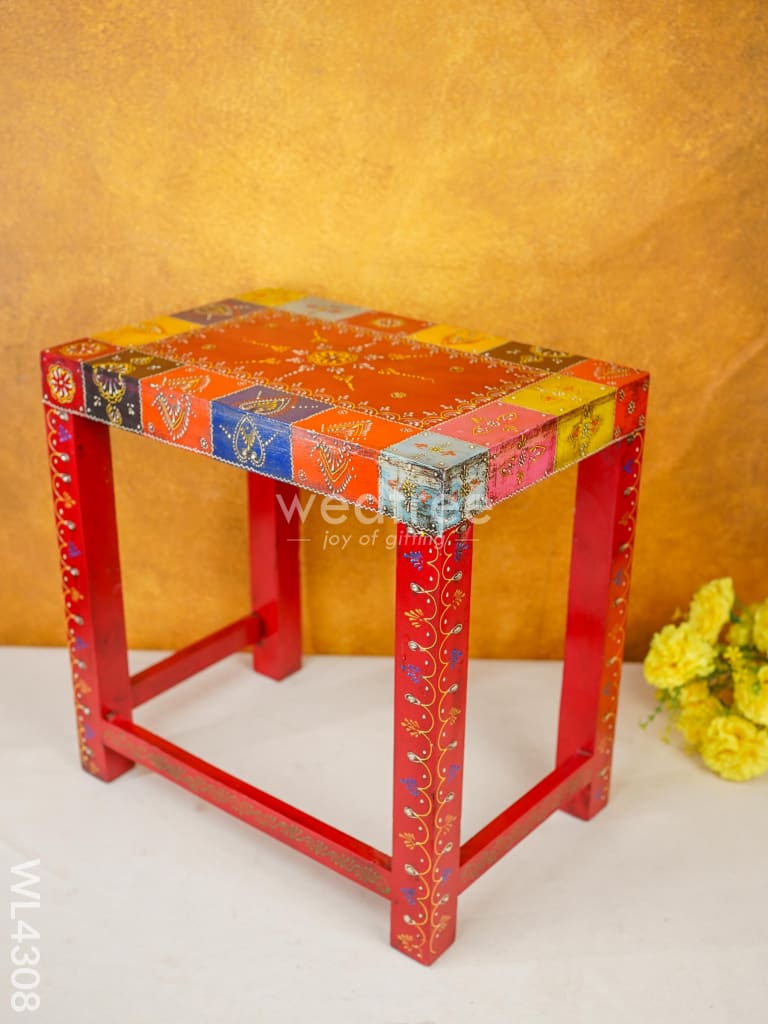 Wooden Decorative Stools - Set of 3 - WL4308