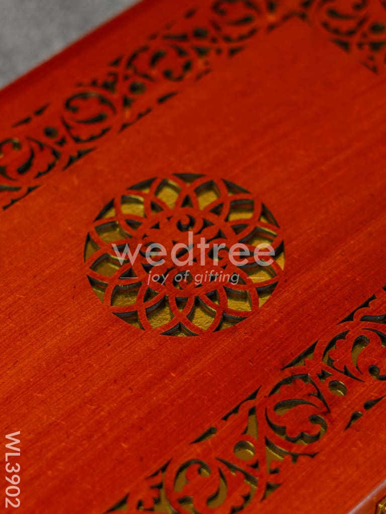 Wooden Dry Fruit Box with 6 Partition - WL3902