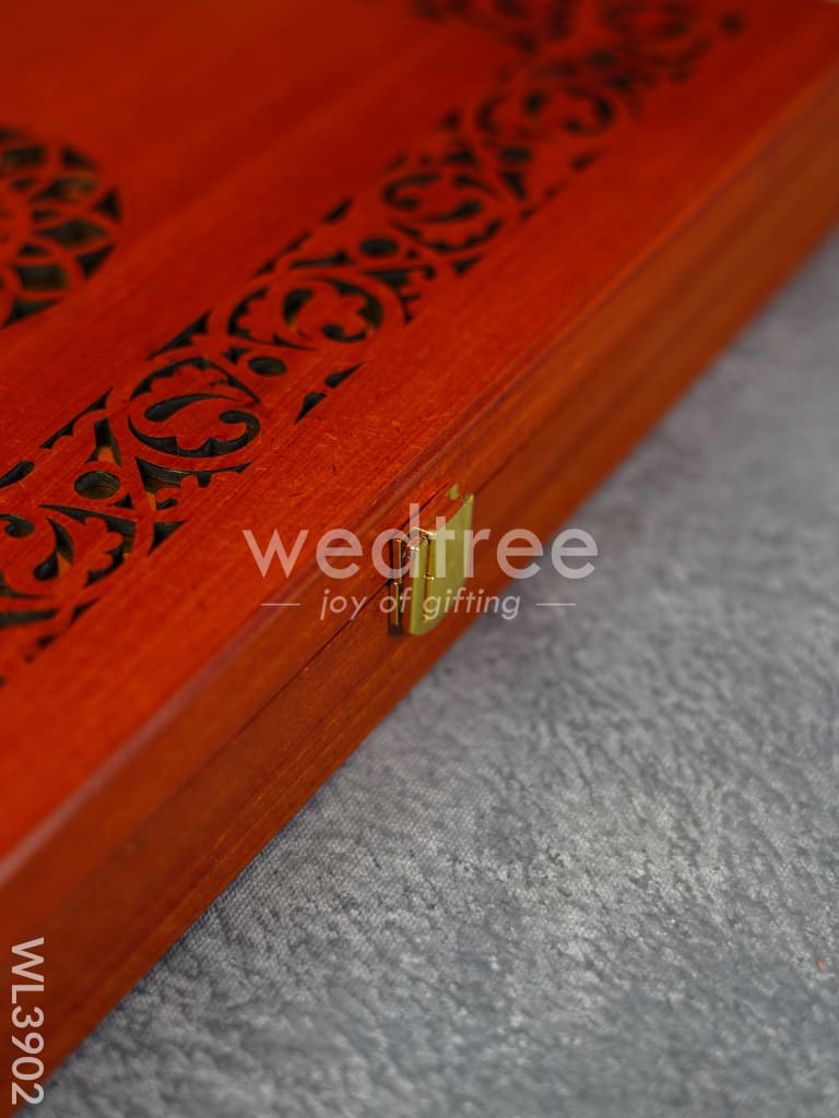 Wooden Dry Fruit Box with 6 Partition - WL3902
