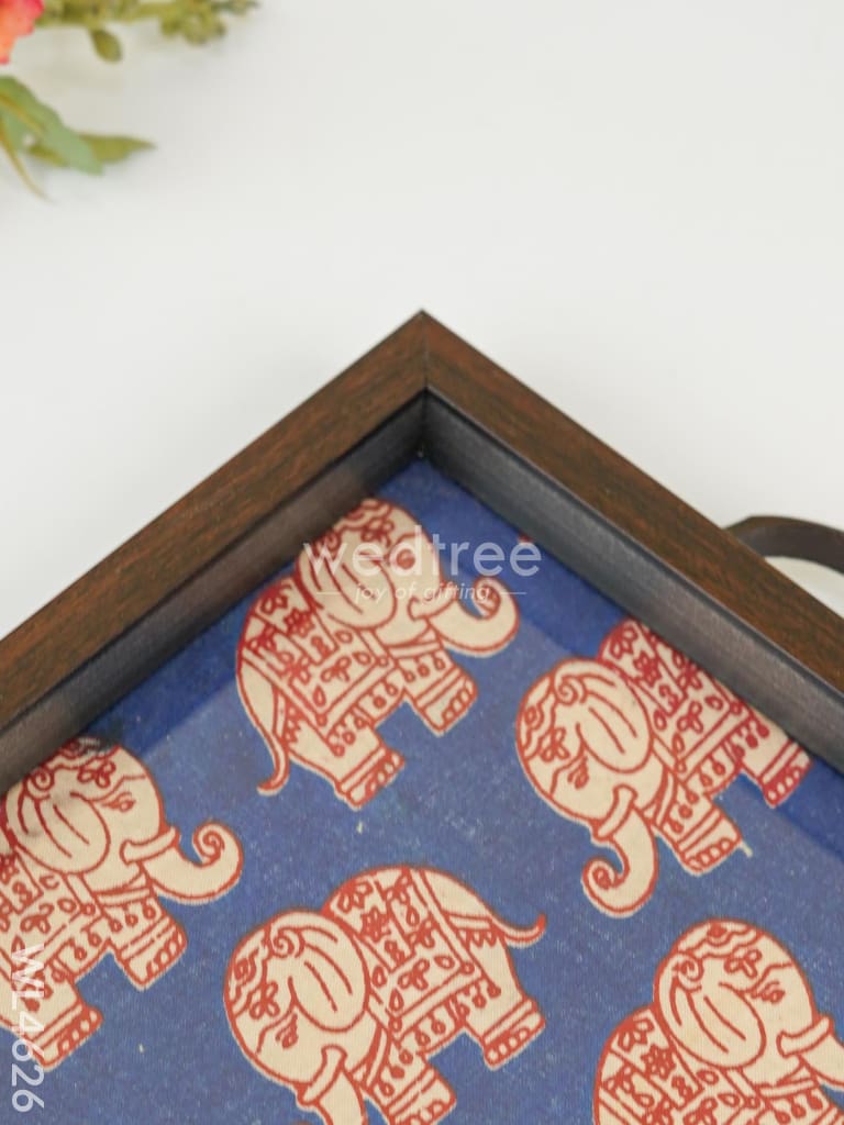 Wooden Elephant Tray - 10 x 8 inch - WL4626