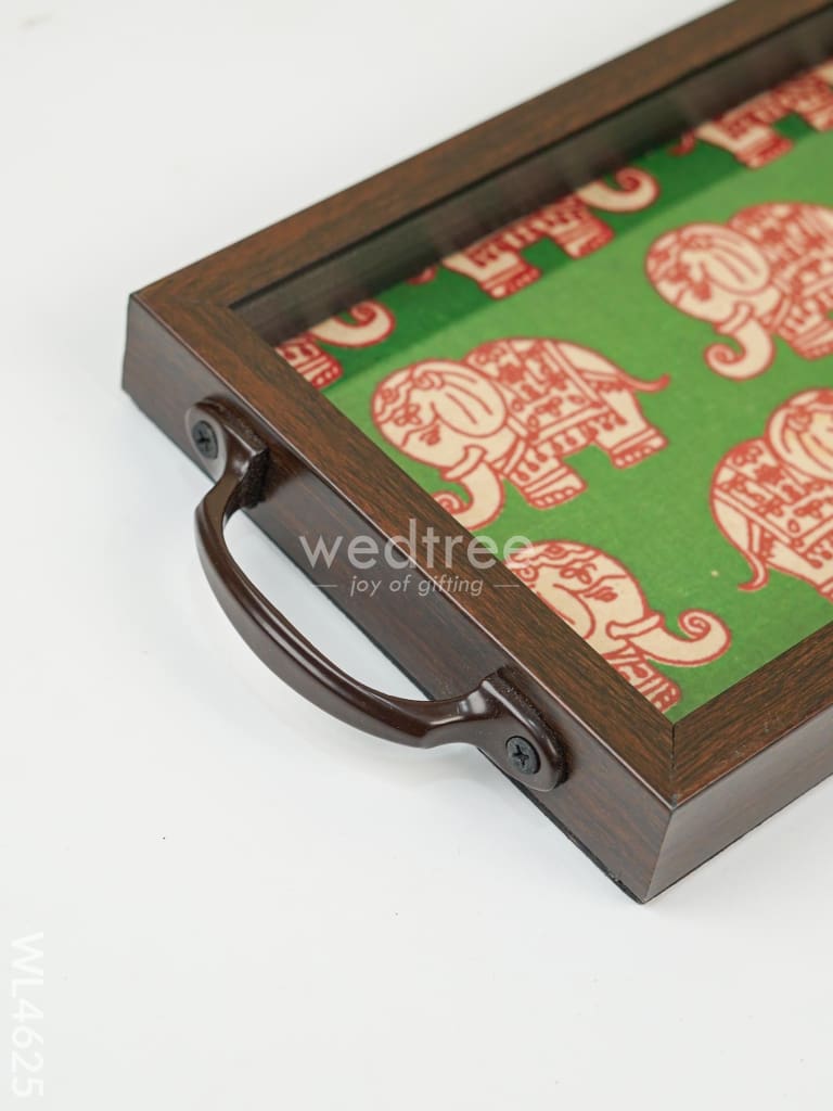 Wooden Elephant Tray - 11x6 inch - WL4625