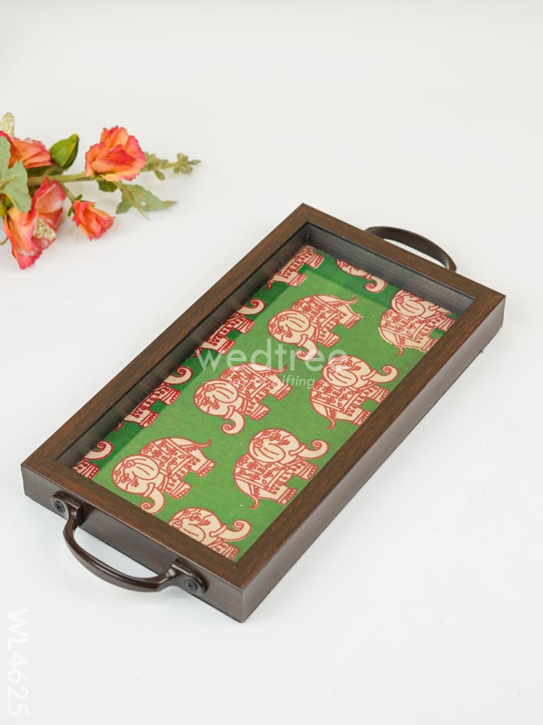 Wooden Elephant Tray - 11x6 inch - WL4625