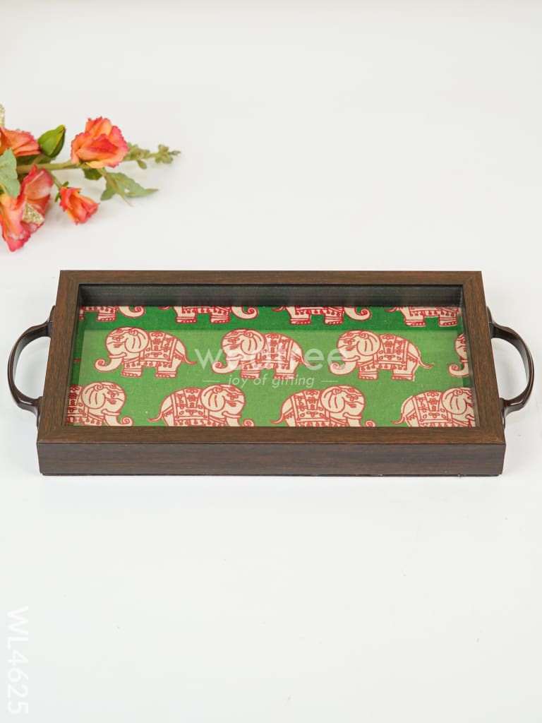 Wooden Elephant Tray - 11x6 inch - WL4625