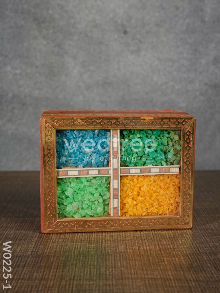 Wooden Gem Stone Box - 3X4 - W0225-1
