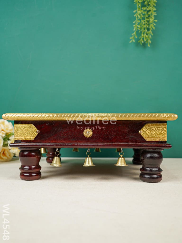 Wooden Manai with Hanging Bells - 15 inch - WL4548