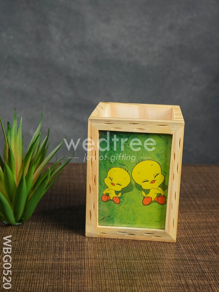 Wooden Pen Stand - Tweety - WBG0520