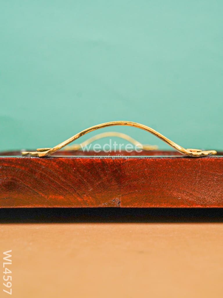 Wooden Pichwai Tray - WL4597