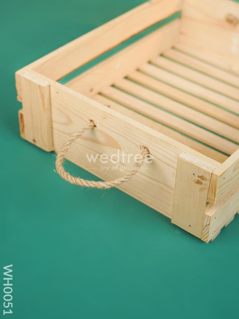 Wooden Tray With Handle - 13 inch - WH0051
